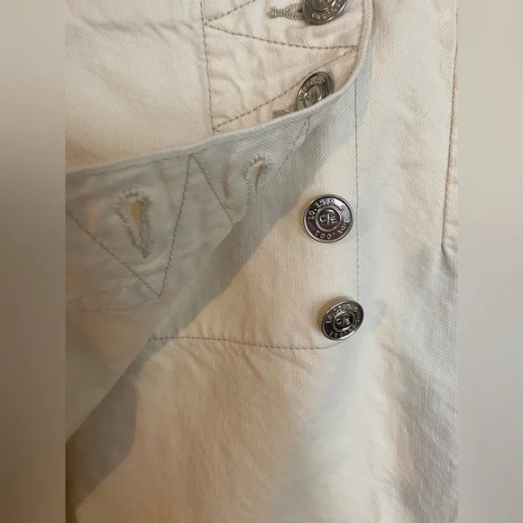 Current/Elliott Mini Jean Wrap Skirt Size 27 - Picture 8 of 13